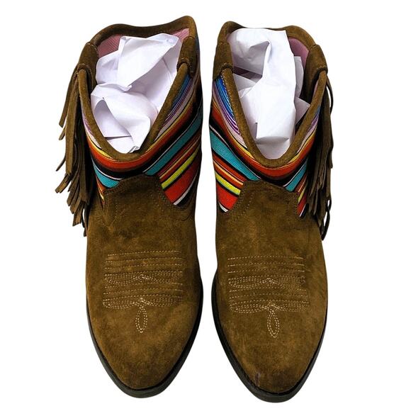 Ariat Duchess Fringe Colorful Embroidered Western Cowboy Boots ~ Women's Size 6 - Picture 7 of 11